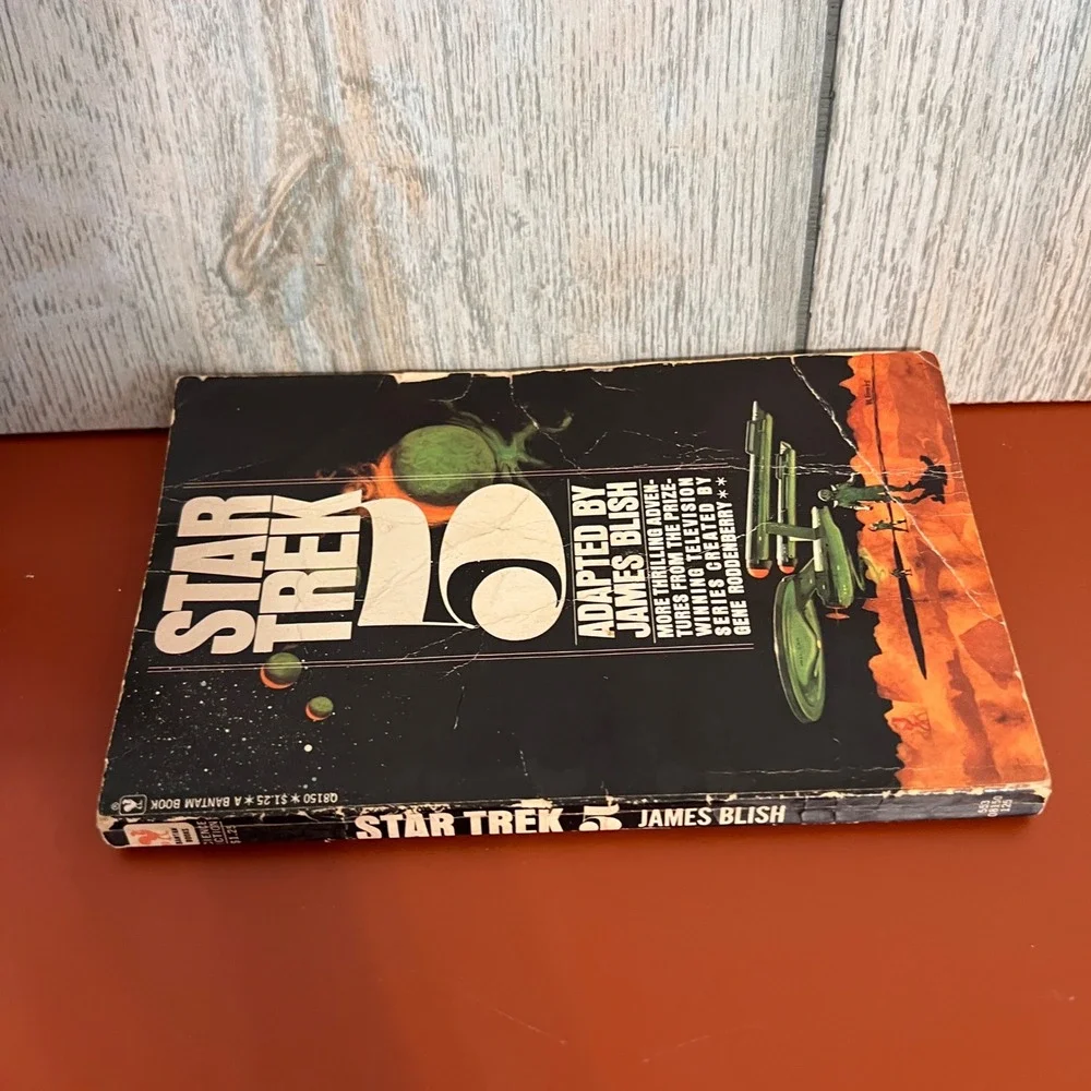 Star Trek 5 James Blish‎ Vintage 1972 Bantam Paperback Sci-Fi Book TV Tie-In